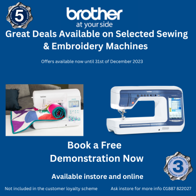 Brother Sewing & Embroidery Machine Offers