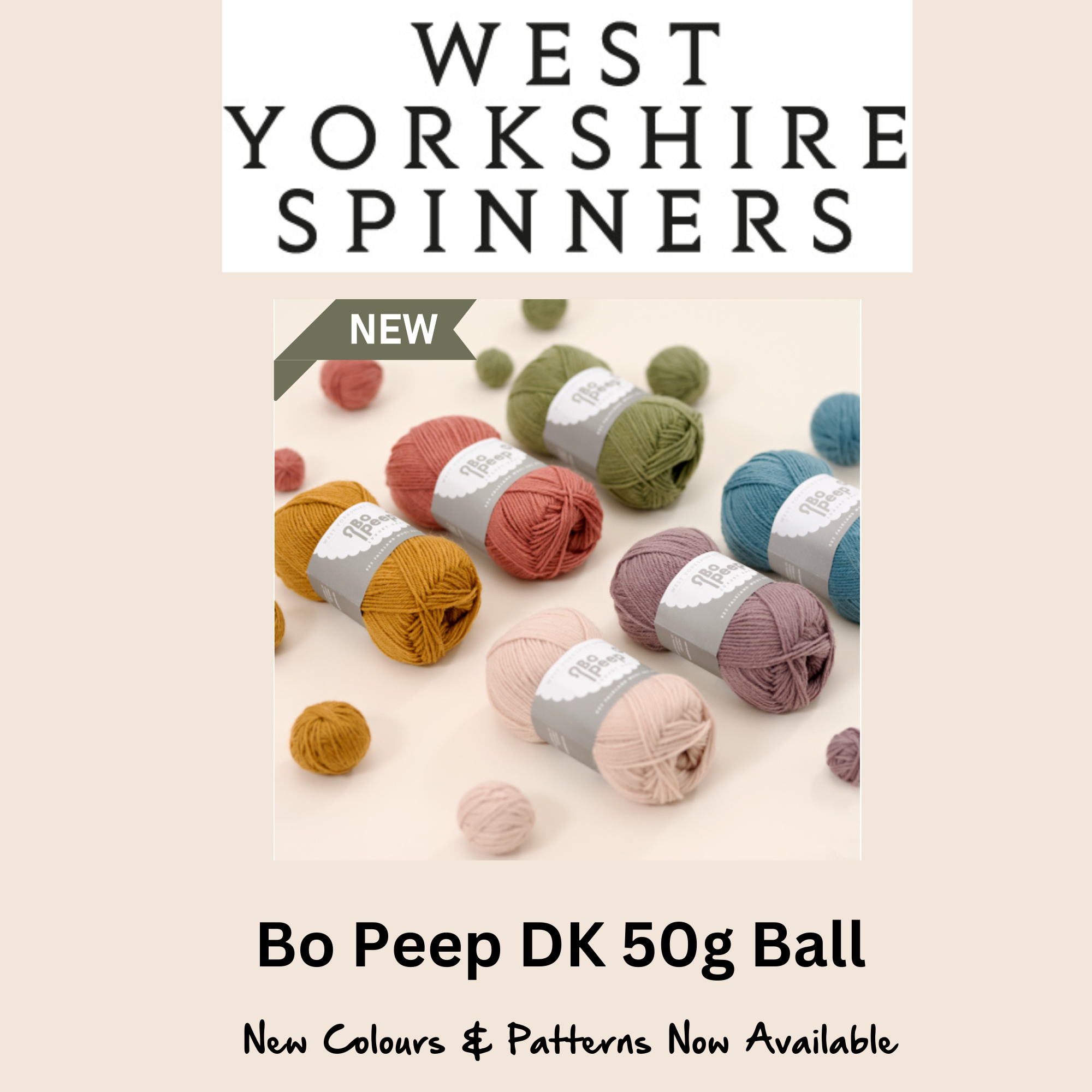 West Yorkshire Spinners ~ Bo Peep DK ~ New Colours Available